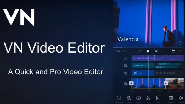 VN Video Editor Mod Apk poster