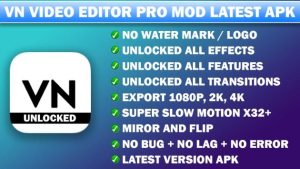 VN Video Editor Mod Apk premium unlocked