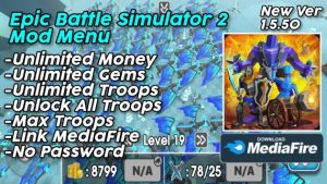 Epic Battle Simulator 2 MOD APK unlimited everything