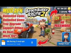 Beach Buggy Racing 2 Mod Apk unlimited money and gems