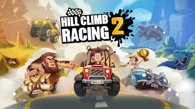 Hill Climb Racing 2 MOD APK poster