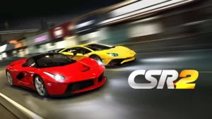 csr racing 2 mod apk poster
