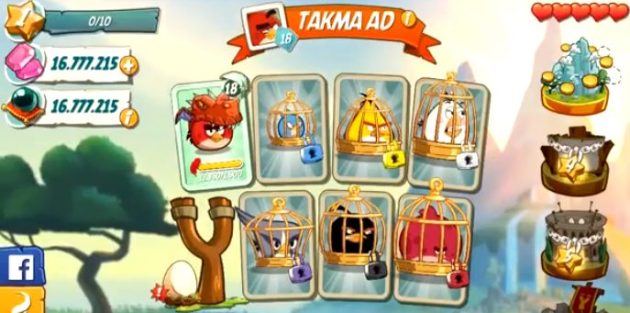 Angry Birds 2 Mod Apk unlimited coins and gems