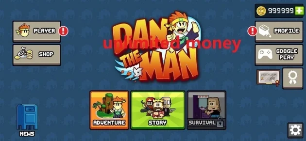 Dan the Man Mod Apk unlimited money