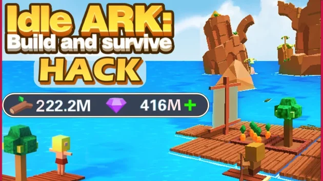 Idle Arks Mod Apk Unlimited wood and gems