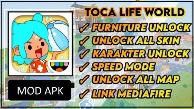 Toca Life World Mod Apk Unlocked All