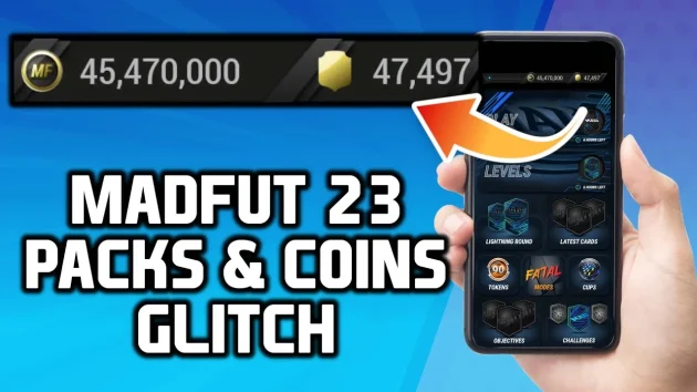 madfut 23 Unlimited packs and coins