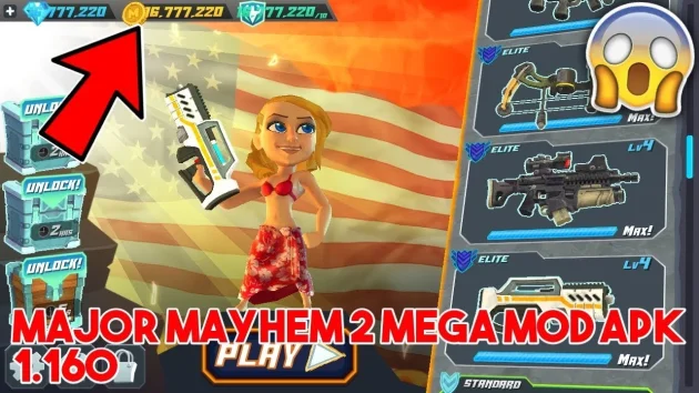 major mayhem 2 mod apk unlimited money and gems