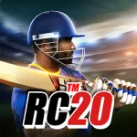 real cricket mod apk logo
