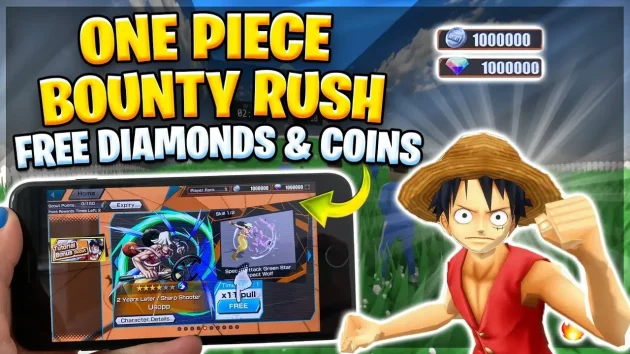 One Piece Bounty Rush Mod Apk Unlimited diamonds