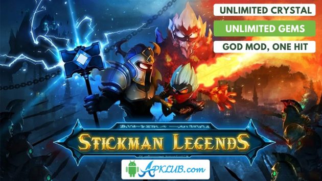 Stickman Legends Mod Apk unlimited gems