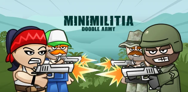 Mini Militia Mod Apk Poster