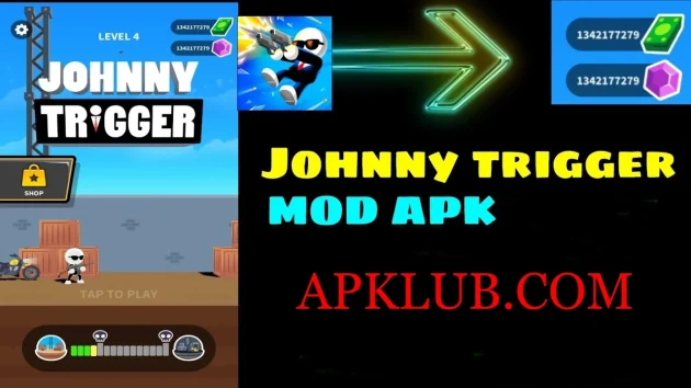 Johnny Trigger Mod Apk Unlimited Money and Gems