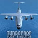 turboprop flight simulator mod apk icon